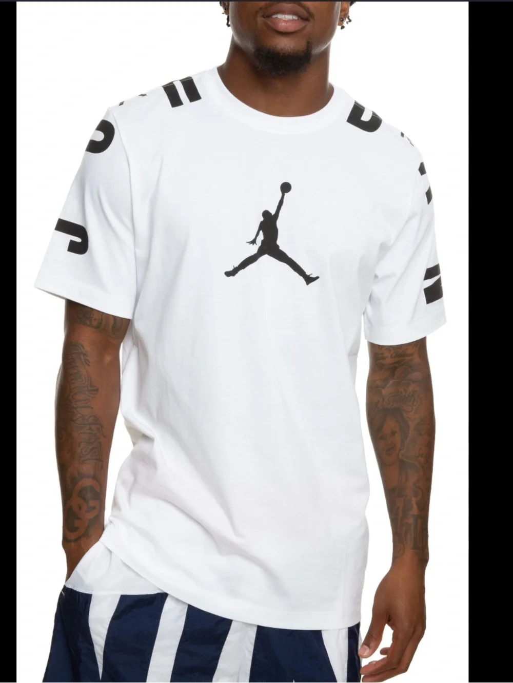 Jordan Graphic Basketball Tee White Short Sleeve small NWT
